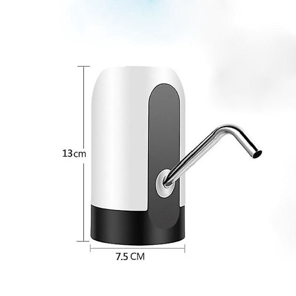Bärbar USB-laddningsbar 5-gallons vattenflaskepumpsats för camping - 2-pack