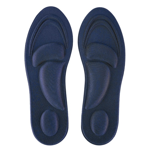 Ortotiska innersula Flat Feet Arch Support Memory Foam Insole Shoe Pad Comfort Mörkblå för kvinnor