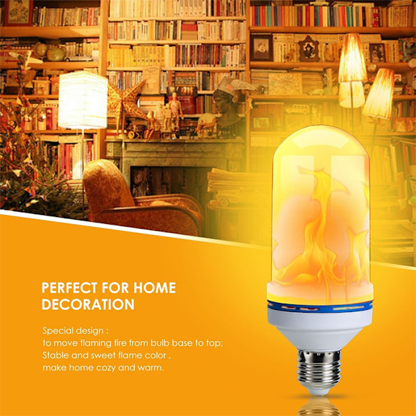 LED E27 360° Flammeeffekt-Glühbirne Dekorative Urlaubslampe