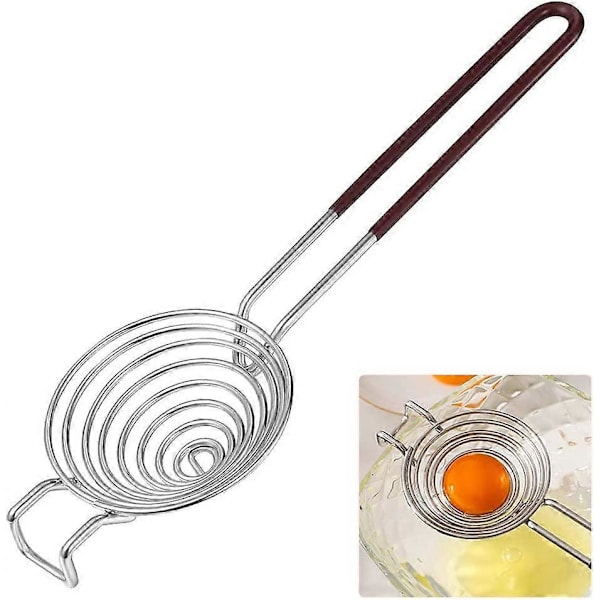 Äggvite- och ägguleseparator - Äggviteextraktor - 304 rostfritt stål - Äggule- och äggvitefilter - Äggsorterare - Köksredskap - Bakredskap