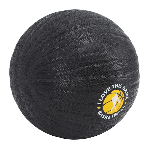 Viktad träningsbasketboll PU rebound bra storlek 7 tung träningsbasketboll för män kvinnor vit ord 1 kg 2,2 lb