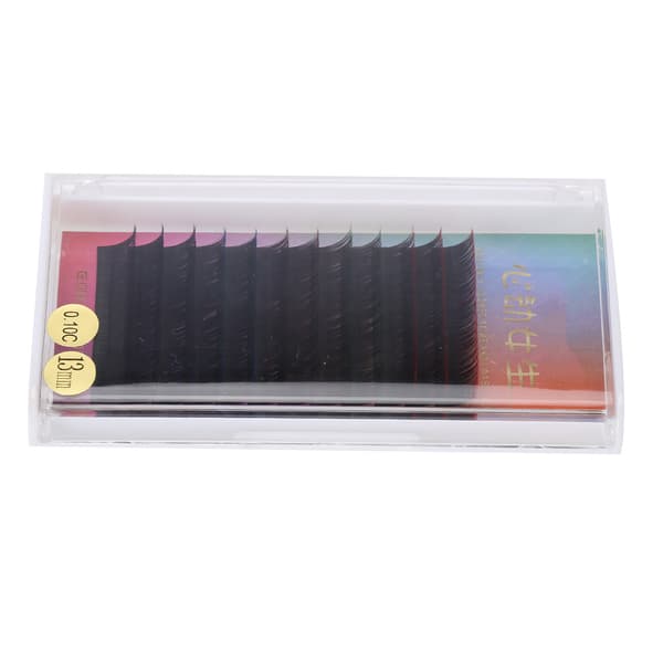 Gradient Ramp Soft Blended False Eyelashes Extension Long Fake Eye Lashes 0.10C 13mm
