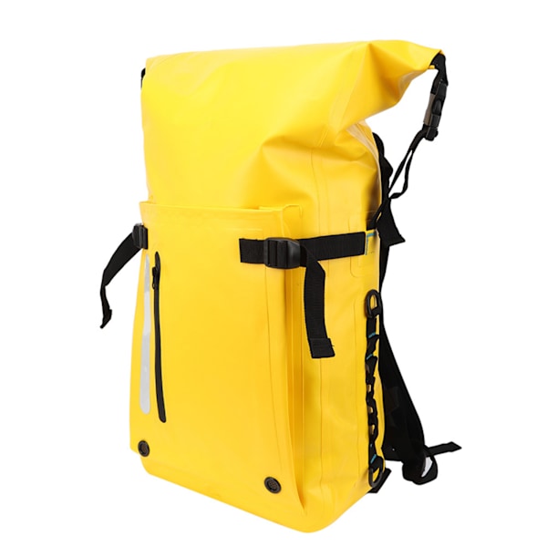30L Vanntett Dykkerbag Snorkling Ryggsekk Utstyr for Svømming Elvetracing Drifting Tørr Våt Separasjongul