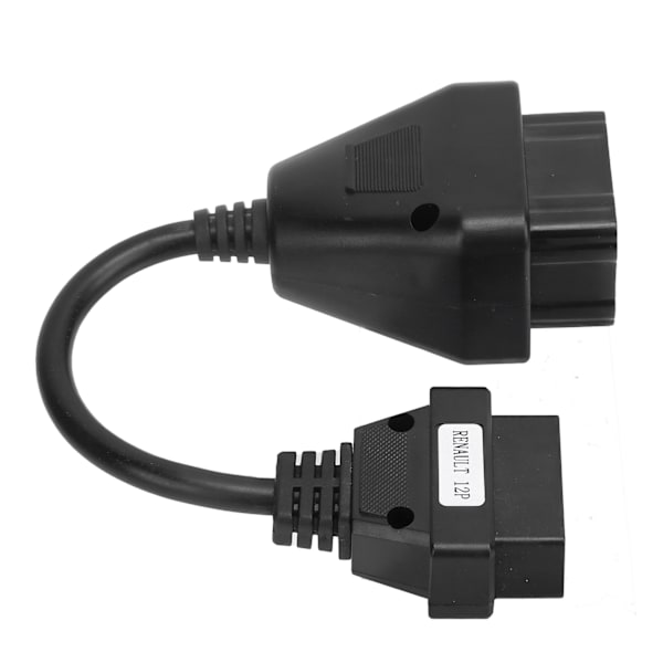 Ammattimainen OBD2-sovitin 12-napainen 16-napaiseen autodiagnostiikan jatkokaapeliin