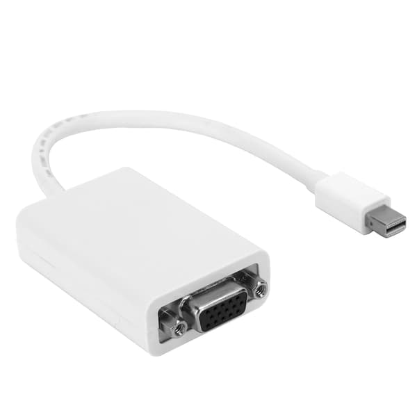 Mini DP hane till VGA hona-omvandlare Högupplöst 6,7 tums adapterkabel för dator