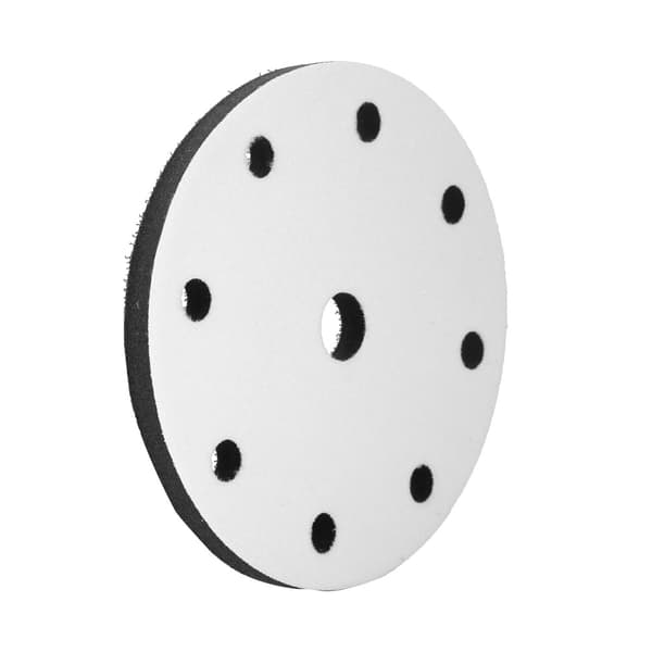 150 mm Diameter Mjuk Buffert Svamp Interface Dämpningsplatta för Slipplattor (9 hål)