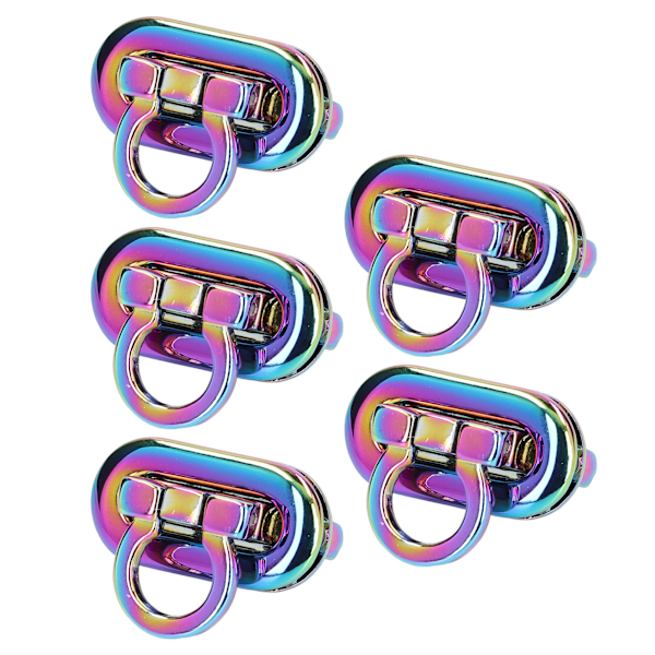 5 stk Flip Lock Fargerik Sink Legering Oval Bull Nose Lås Bagasjelås Clamshell Lås