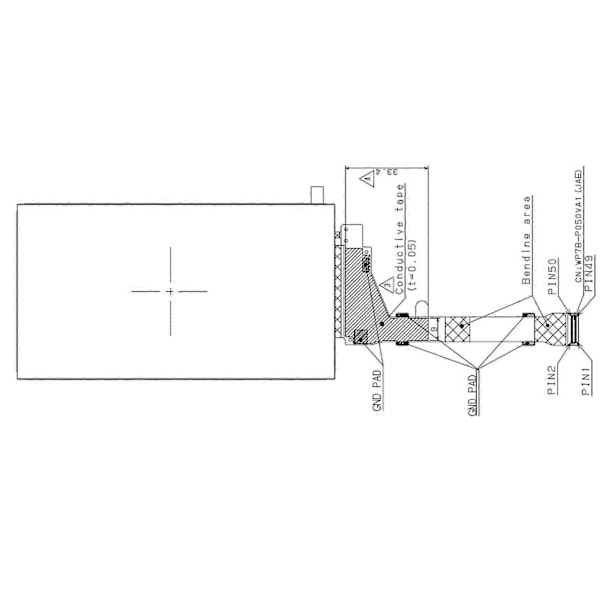 5,5 tommer 2k LCD-skærm Fjern Baggrundsbelysning 3D-printerdel til Sharp Ls055r1sx04