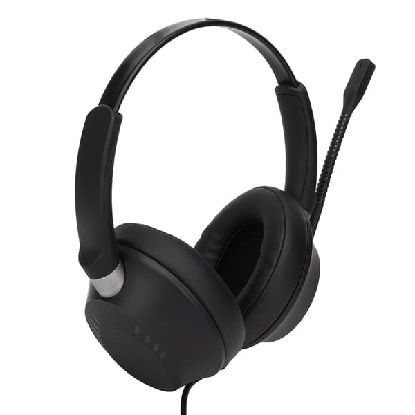 PC-headset brusreducering volymjustering USB-dator spelhörlurar med mikrofon