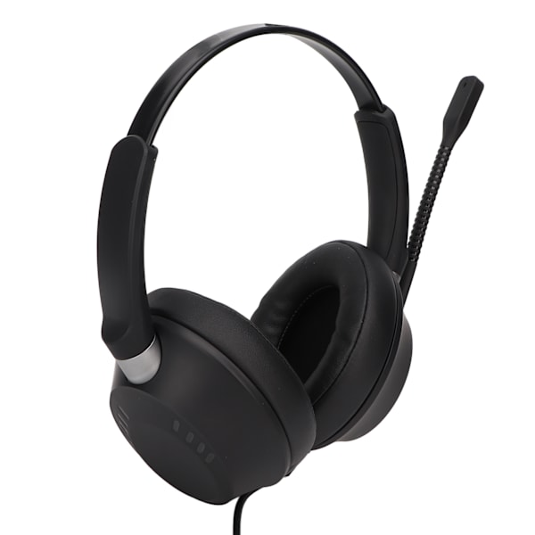 PC-headset med støjreduktion og lydstyrkejustering - USB-computer-gaming-headset med mikrofon