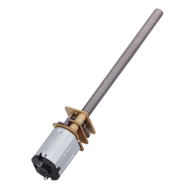 DC 6V Lineær girmotor blyskruve girkasse M4x55mm 90RPM for husholdningsapparater robot