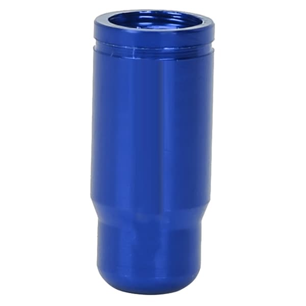 50 st. anodiserade cykeldäck Presta luftventil dammskydd i aluminiumlegering (blå)
