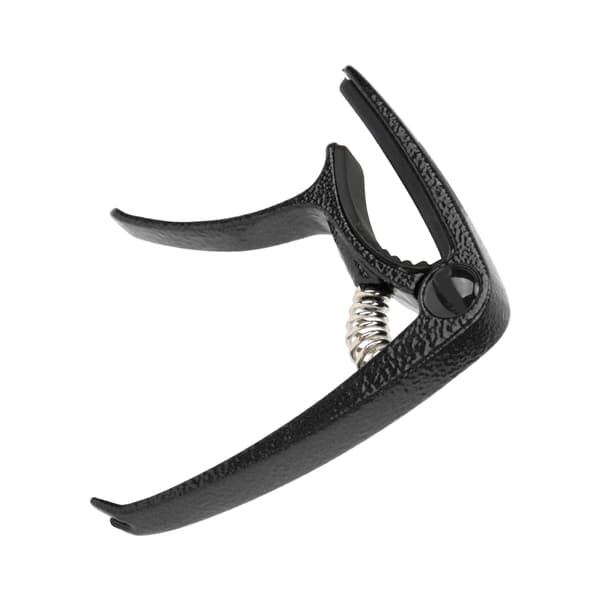 Akustisk gitar capo sinklegering gammeldags for ukulele elektrisk gitar ballade gitarer (svart)