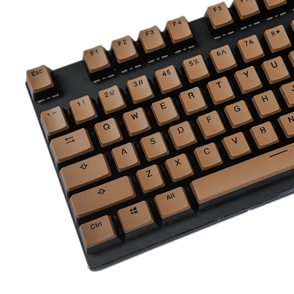 PBT Pudding Keycap Set för Cherry M x Mekaniskt Tangentbord Röd Svart