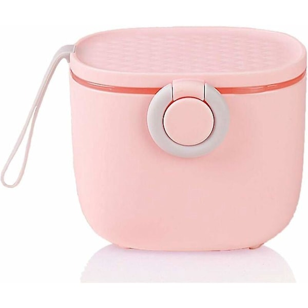 Bærbar 500 ml Mælkepulver Opbevaringsboks med Niveller og Ske (Pink 2)