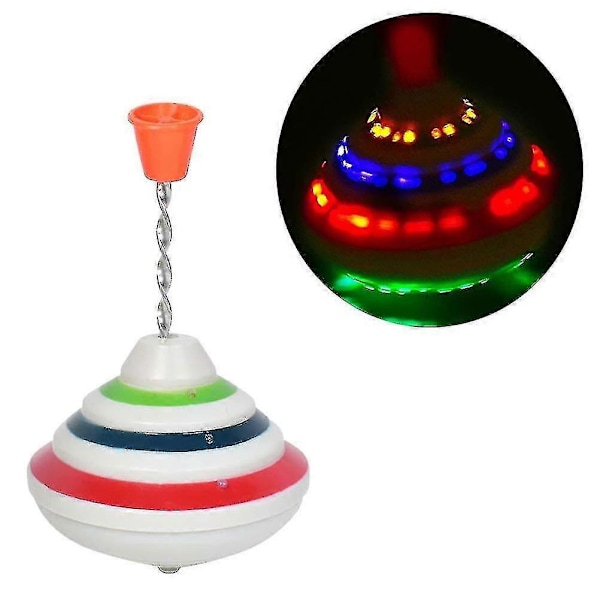 Rolig Musik Gyro Leksak Blixt LED Gyro Gyrator För Barn Lekande