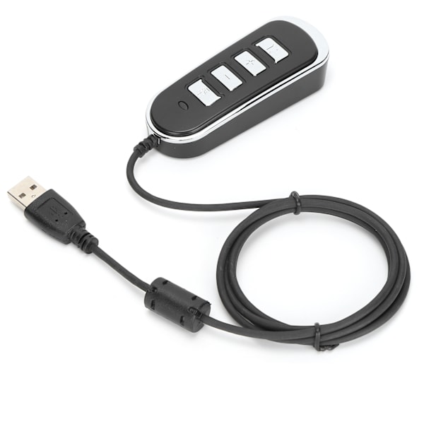 Puhelinkeskushanteen kuulokemikrofonin sovitin, 3,5 mm naaras - USB uros