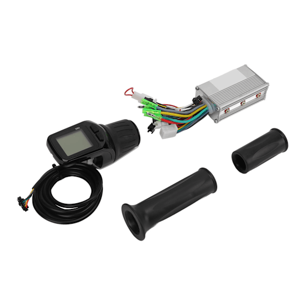 48/60V 350W Elektrisk cykel borstlös motorstyrenhet 886 LCD-displaypanel kit med reservvridgrepp