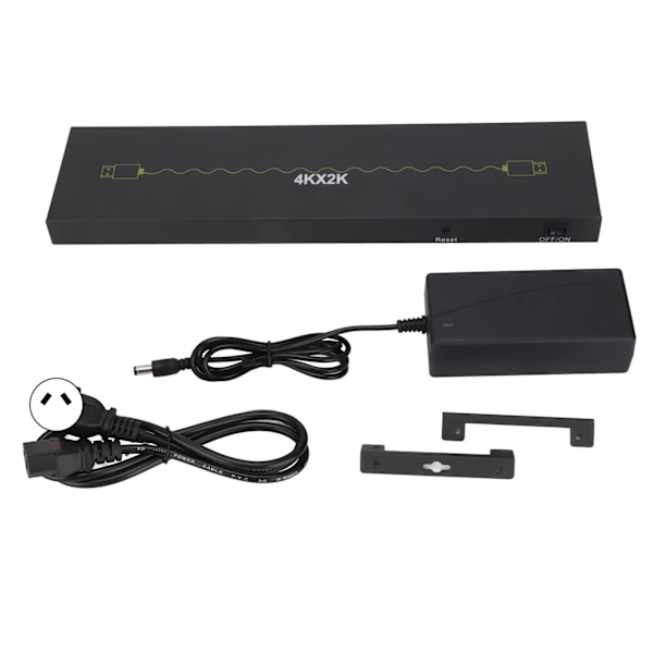 High Definition Multimedia Interface Splitter 4K 1 ind 10 ud Stabil Pålidelig Praktisk Computer Enhed 100V til 240VAU Stik