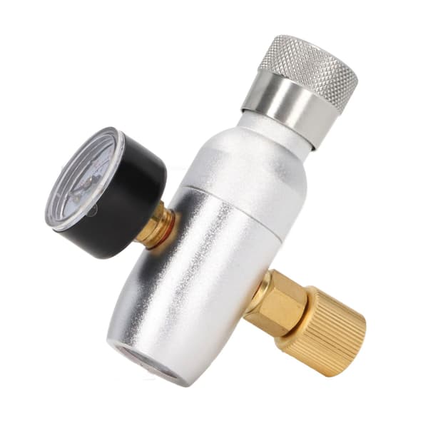 Rustfrit Stål Hjemmebryg Gasregulator Ølfad Trykregulator til Hjemmebrygget Vin