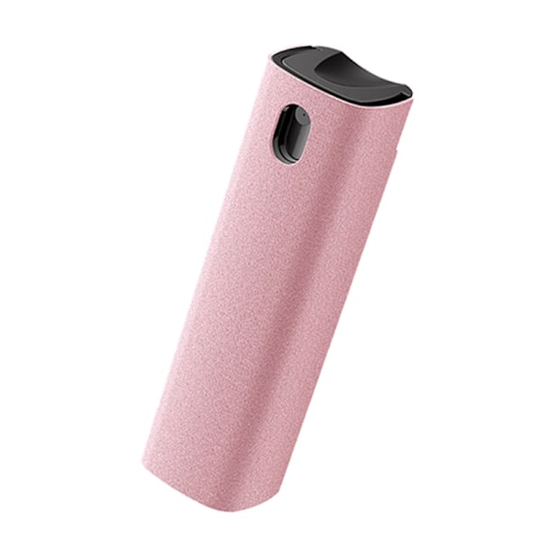 10 ml:n kosketusnäytön sumupuhdistin 2-in-1 - Kannettava näytönpuhdistussuihkepyyhe matkapuhelimille, iOS-tableteille ja tietokoneille, vaaleanpunainen