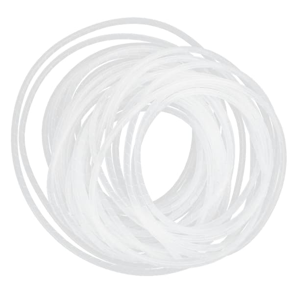 Spiralkabelhölje Sladdskydd Flexibel Kabelorganiserare Hållare Hantering Vit Φ6‑13 meter