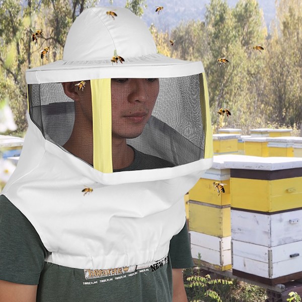 Suojaava mehiläishoitajan hattuverkko Anti Bee Net Cap Apiculture Mehiläishoitajan varustetyökalu