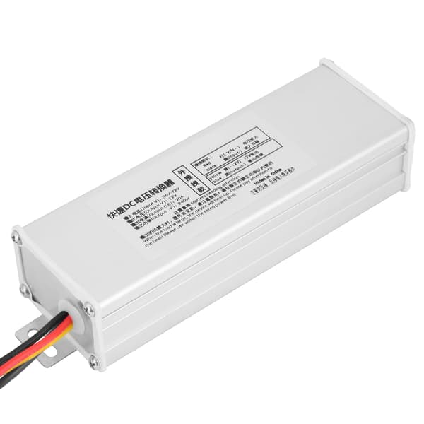 36-72V til 12V 20A 240W DC-omformeradapter spenningstransformator (ekstern kabling)