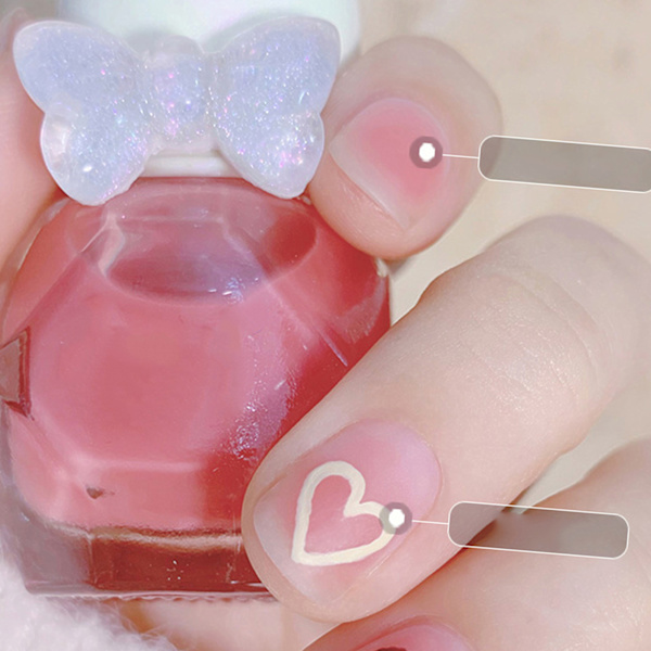 Nagellack Gel Vattenbaserad Hög Glans Blank Hållbar Frostad Nagellack för Damer B12