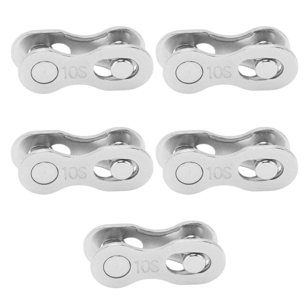 5pairs Bicycle Missing Link Rustproof Steel Quick Release Link Corrosion Resistant Easy Installation Bike Chain Link10 Speed