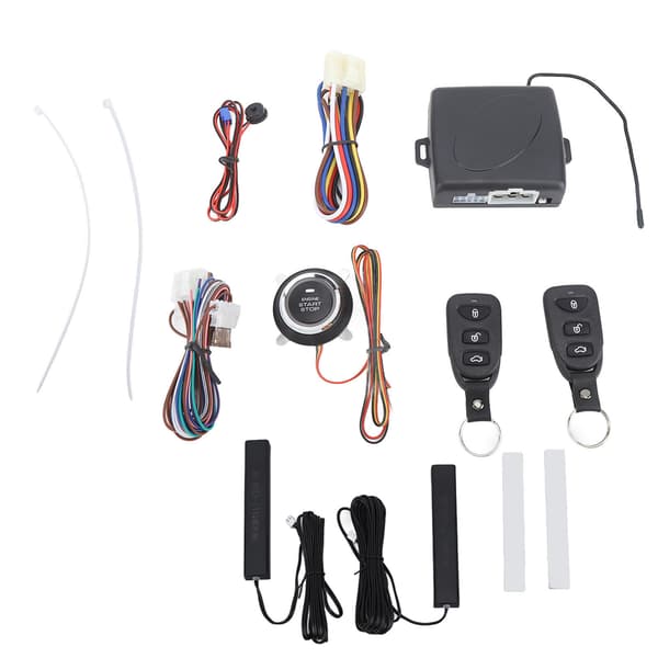 DC 12V Bil Nyckellöst Startsystem Motor Start Stopp Larmsystem Fjärrkontroll Fordonslokalisering Stöldskydd Bilsäkerhetssystem Med Bluetooth