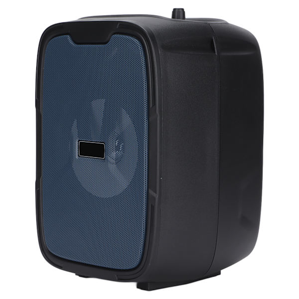 Bluetooth-kaiutin Super Bass -subwoofer - Kannettava LED-langaton kaiutin FM-radiolla ulkokaraokea varten 5 tuumaa sininen