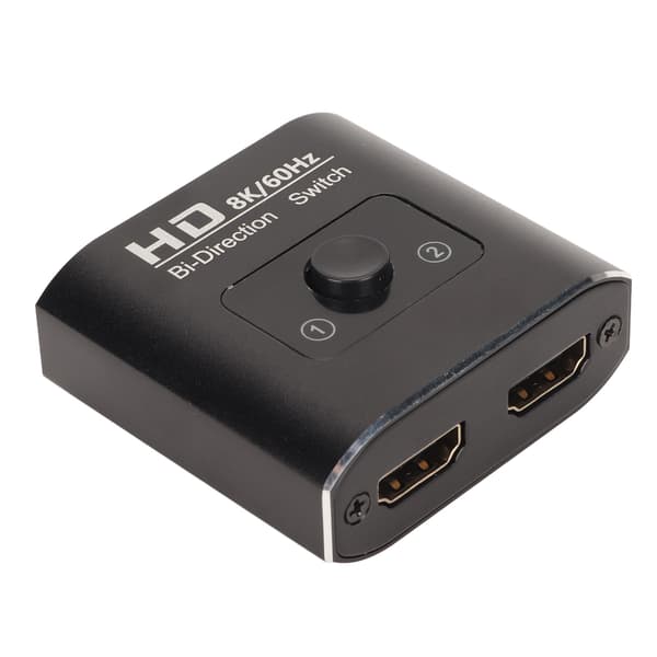 8K HD Multimedia Interface Switcher 2 in 1 ut HD Video Splitter 1 in 2 ut dubbelriktad switcher