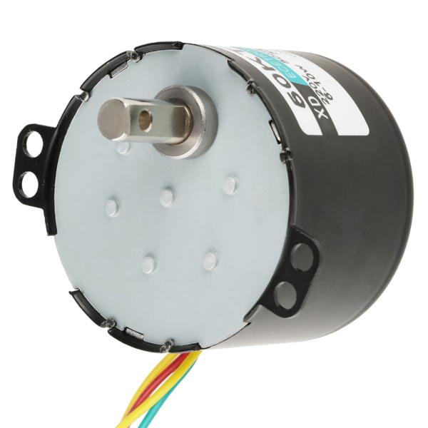 1kpl AC220V miniatyyri alhainen nopeus, suuri voimamomentti synkroninen moottori CW/CCW (5 rpm)