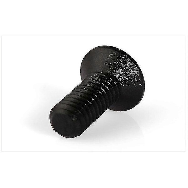 25-100st M2.5 M3 M4 M5 M6 Svarta försänkta skruvar i nylon Plast Phillips Platt maskinskruv Längd 5-40mm Zekai 100st M2.5x5mm