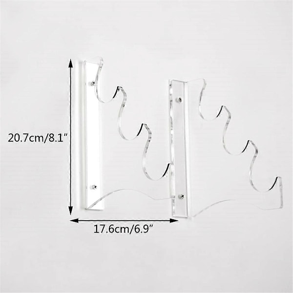Lys Saber Stativ Display Akryl Tryllestav Holder Transparent