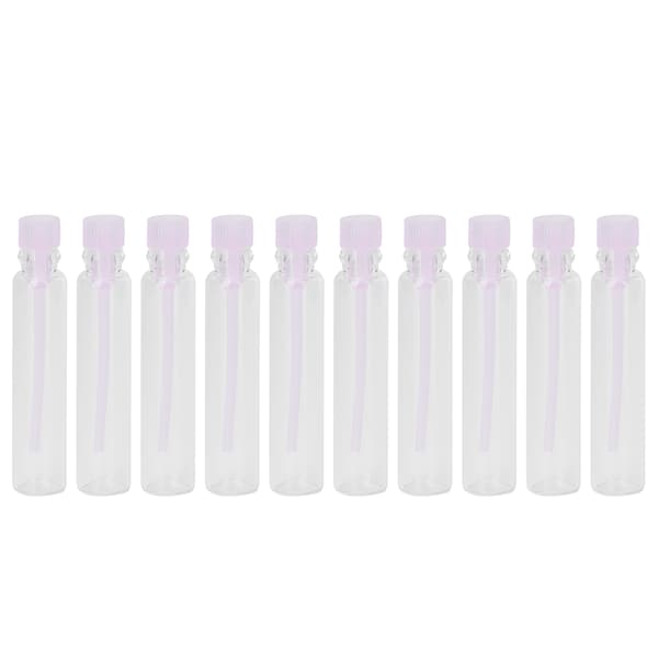 10 st mini parfymsniffande sprayflaskor dimspruta tomma Stay Tube-flaskor 2ml Rosa