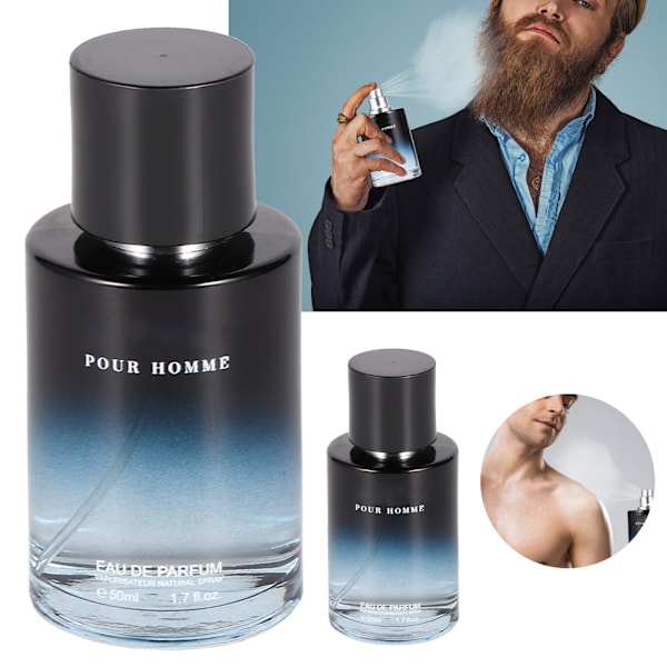 50ml*2 Men Lemon Front Note Parfume Langvarig Duft Parfume