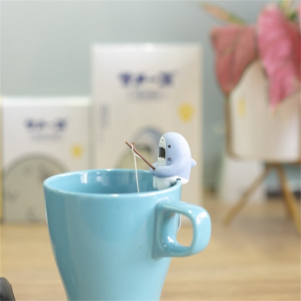 Teinfuser Hajform Bundslidsedesign PVC Nem Rengøring Smukt Elastisk Tetilbehør