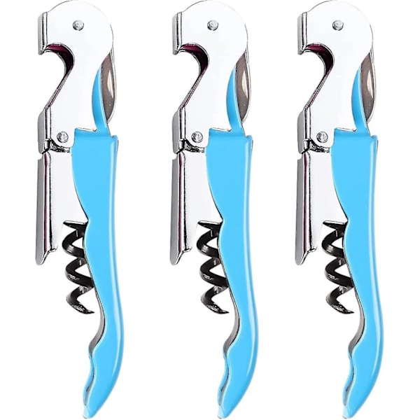 Waiter Corkscrew Set - Stainless Steel Wine Opener with Foil Cutter