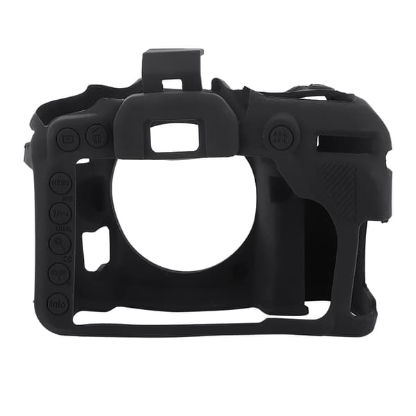 Til Nikon D7500 Kamerahus Cover Blød Silikone Beskyttende Sort