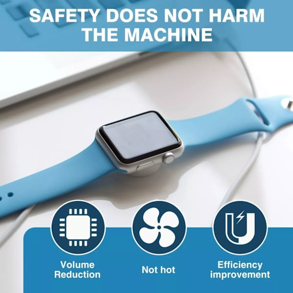 Magnetisk bärbar USB-laddningskabel för iWatch 7 6 5 4 3 2 SE Hernes 3,3 fot