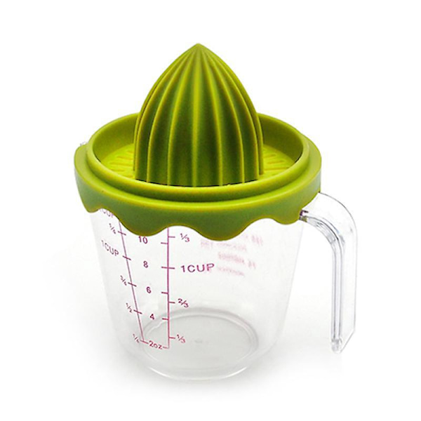 Grøn manual multifunktionel husholdningsjuicer med vægt