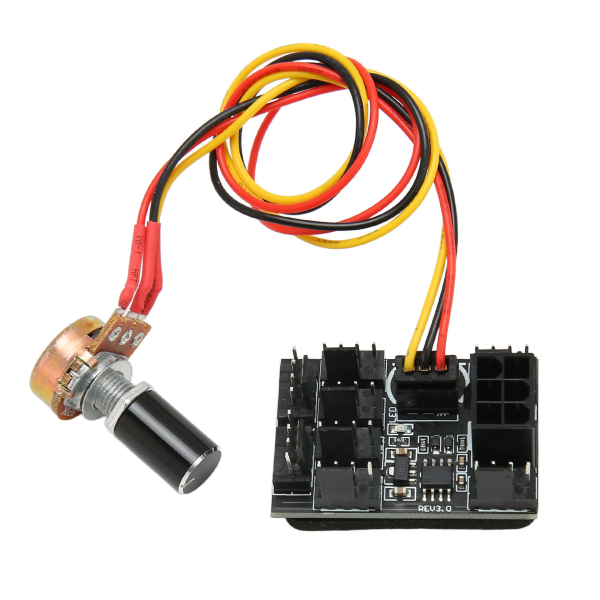 PWM Fan Hub DC 12V 8 Channel Flexibility Fläkt Power Hub Kylfläkt Hastighetskontroll för PC
