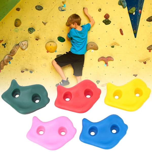 20 st Kids Rock Climbing Håller Väggklättringstillbehör för nöjesutrustning