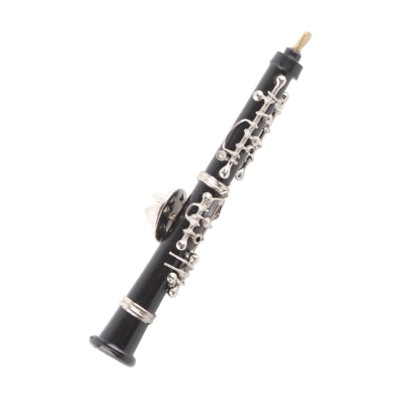 Oboe Rintaneula Pinta Fashion Elegant Simulation Metal Musical Instrument Rintakoru punaisella samettivuoratulla case