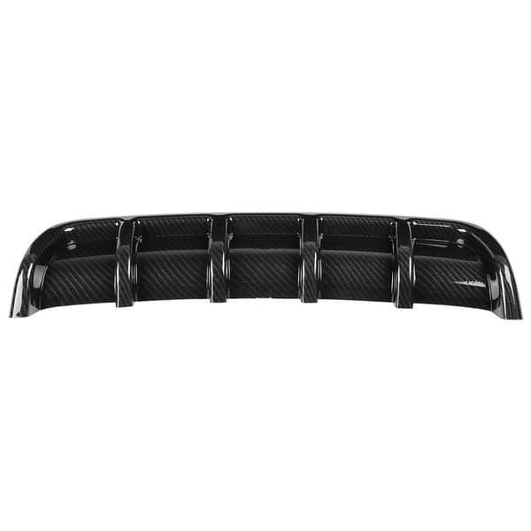 Sort Universal Bil Bagkofanger Hajfinne Spoiler Diffuser (Kulfiber)