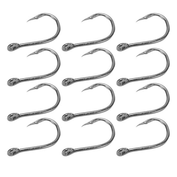 50 st fiskekrok för Iseama högkolstål fiskkrok med hullingar typ för utomhusaktiviteterTyp 7#