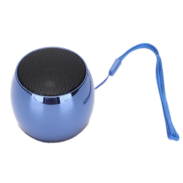 Trådløs bærbar højttaler i metal med Bluetooth 5.0 og mikrohøjttaler med snor