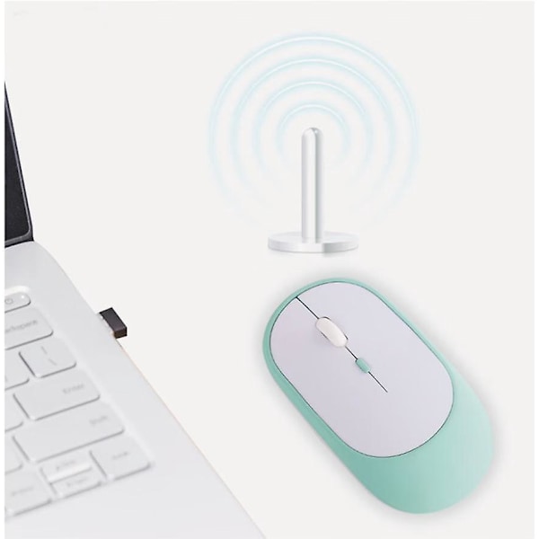Støjsvag Trådløs Opladning Til Apple Macbook Notebook Lenovo Ultratynd Bærbar Mus